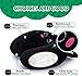 H HOMEWINS Travel Pillow for Kids,Cute Animal Neck Pillow for Boys Girls,Soft Neck Head Chin Support Pillow,Travel Accessories for Airplane, Car, Train,Recline (Black cat)