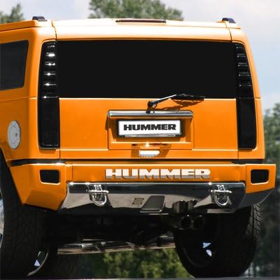 Amazon Com Eurosport Daytona Compatible With Hummer H2 Rear Bumper Letter Inserts Automotive