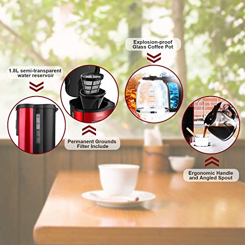 Gevi Coffee Maker 12 Cup, Programmable Drip Coffee Machine with Coffee