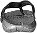 crocs Men's Swiftwater M Flip Flop, Graphite/Black, 12 M US