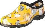 Sloggers Women's Waterproof  Rain and Garden Shoe with Comfort Insole, Chickens Daffodil Yellow, Size 7, Style 5116CDY07