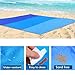 Bosidu Sand Free Beach Blanket, Oversize 80″ x 83″ Dust Disappear Fast Dry Easy to Clean Waterproof Sandproof Beach mat Outdoor Picnic Mat for Travel, Camp, Hiking and Music Festivalsthumb 2