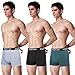 HOFISH Men's Seamless Comfort Soft Cotton Boxer Brief (Pack of 6)
