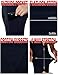 ODODOS High Waist Out Pocket Yoga Short Tummy Control Workout Running Athletic Non See-Through Yoga Shorts,Navy,XX-Large
