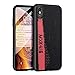 Fashion Yeezy Case for iPhone Xs Max,Hard PC+ Yeezy 350 Sneakers Material,Shock Absorbing Protective Sport Cover for iPhone 6.5 inch（Black & Red）