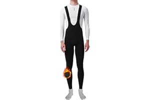 INBIKE Cycling Bib Pants for Men, 3D Padded Fleece Lined Road Bike Pants, Thermal Bicycle Biking Bibs Tights with Pocket