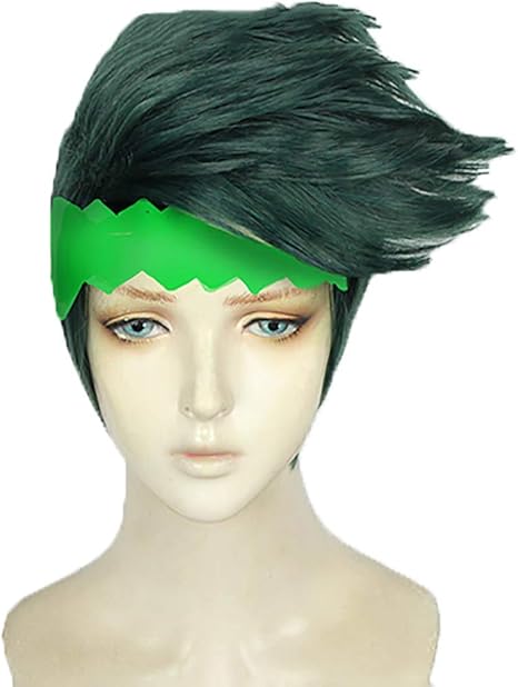 Amazon Suaiartcole コスプレウィッグ 岸辺露伴 キシベロハン きしべろはん ウィッグ イベント パーティー 文化祭 ハロウイーン衣装 仮装 変装 ネット ウィッグスタント付き コスプレ 仮装 通販