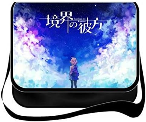 Bootores Kyoukai no Kanata Pattern Canvas Messenger Bag Shoulder School Bags -4