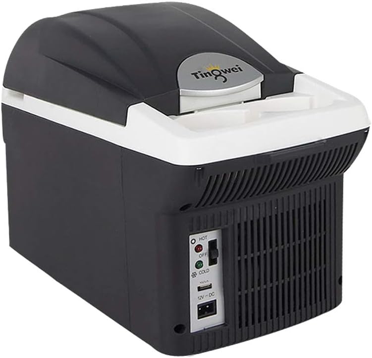 KUN PENG SHOP 8L Car Small Refrigerator Small Single Door Car Dormitory Refrigeration Heating And Cooling Box