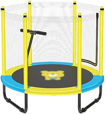 لعبة ترامبولين للأطفال من Yxx بطول 152 سم مع شبكة أمان ومقبض حصيرة القفز الآمنة داخل المنزل أقصى حمل 200 كجم سهلة التجميع Amazon Ae