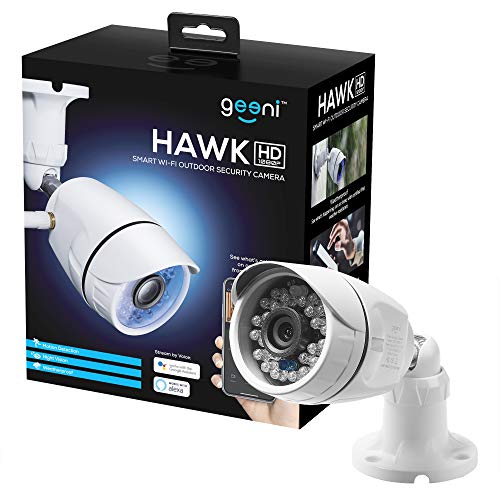 Geeni Hawk 1080p HD Outdoor Smart WiFi Security Camera with Night
