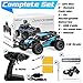 Remote Control Car for Boys - RC Monster Truck with 2 Rechargeable Batteries - 1:16 Big, 16MPH Fast, 2.4 GHZ Controlled - Race for Offroad, Electric Vehicle Hobby Toy for Kids, Adults - Great Gift