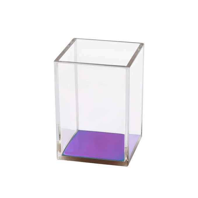 Acrylic Colorful Pencil and Pen Holder Desk Pens Holder Cup Desk