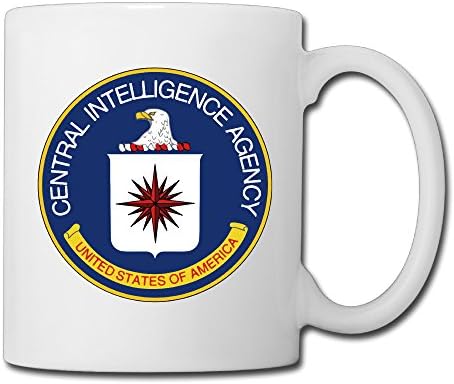 Central Intelligence Agency CIA Seal Ceramic Custom Coffee/Tea Mug White 11oz For Funny Gifts