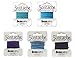 Beadsmith Soutache Braided Rayon Cord / Trim 3mm Wide - 5-Color Combo - Ocean (3 Yds per color)
