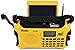 Kaito KA700 Bluetooth Emergency Hand Crank Dynamo & Solar Powered AM FM Weather Band Radio with Recorder and MP3 Player - Rugged Design for Hiking, Camping, Construction Sites, Etc.(Yellow)