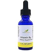 Herb-Science Liquid Vitamin B6 Drops - Pyridoxine Extract Dietary Supplement to Support Brain Function, Immunity, Nervous System, Heart Health, Metabolism - 500% DV, 36 Servings per Bottle - 1 fl. oz.