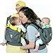 TwinGo Carrier Original Model (Grey, Green & Yellow) - Fully Adjustable Twin Baby Carrier and Separates into 2 Single Carriers for Men, Woman, Twins and Babies 10-45 lbs, Size XS-XXL
