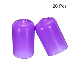 uxcell 20pcs Rubber End Caps 25mm ID Vinyl Round