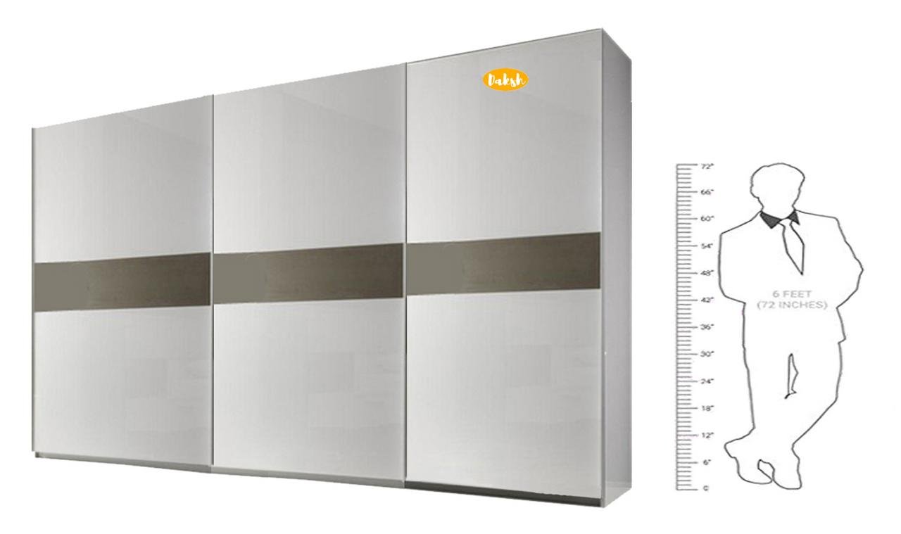 Daksh Modular Standing Wardrobe 3 Sliding Door Amazon In Home