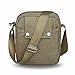 Harwish Men's Multifunctional Canvas Messenger Handbag Outdoor Sports Over Shoulder Crossbody Side Bag