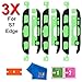 MMOBIEL 3 x Pre-Cut Adhesive Glue Tape Sticker Compatible with Samsung Galaxy S7 Edge G935 Front Housing LCD Bezel Frame
