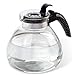 Wee's Beyond Stove Top Glass Whistling Kettle, 12 Cup, Clear/Glass