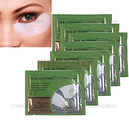 100 pairs collagen crystal eye mask eyelid patch pads d…
