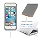 iPhone 6S Plus / 6 Plus (not for iPhone 6 / 6s) Battery Case Charger [Extra Bonus-Tempered Glass Screen Protector], i.VALUX 6800mAh External Battery Backup Protective Charger Case (Orange)