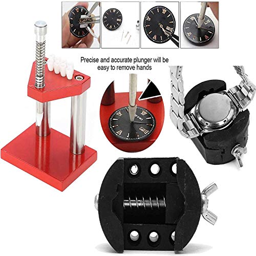 OTOOLWORLD Watchmaker Watch Hand Presto Presser Lifter Puller Plunger Remover set Fitting Repair Tools