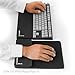 Grifiti Fat Mouse Wrist Pad 8 is a 11 X 8 X 0.75 Inch Combined Mouse Pad and Wrist Rest for Mice, Keypads, Numberpads, Trackpads, Trackballs, Adding Machines, Printing Calculators (Black Nylon)