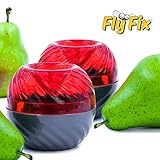 FlyFix Fruit Fly Trap (Reusable) (2, Red/Gray)