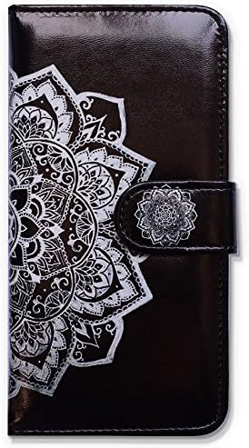 CycleMore Folio PU Leather Case Cover with Card Holder for Women/Men for Apple iPhone 7 - Flower 10