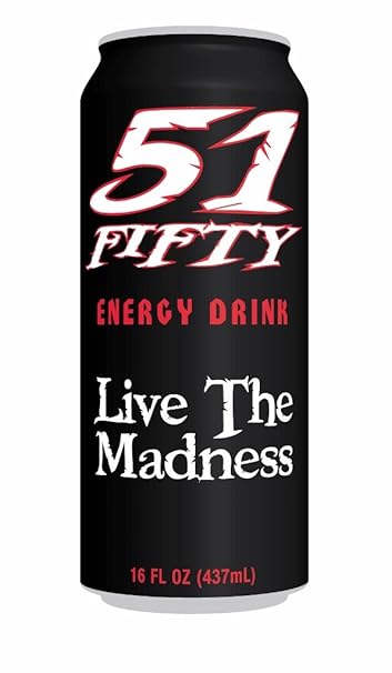 Amazon.com : 51FIFTY Energy Drink - Original 16oz - 24 cans/case