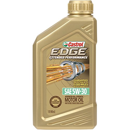 Castrol 06243 EDGE Extended Performance 5W-30 Advanced Full Synthetic Motor Oil, 1 Quart, 6 Pack