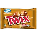 Twix Caramel Fun Size Candy, 11.4 Ounce (Pack of 5)