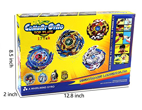 Bey Burst Battling Top God Evolution with 4D String Launcher Grip and Stadium Battle Set