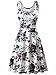 FENSACE Women's Sleeveless Midi Dress Casual Flared Tank Dress