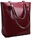 Iswee Shoulder Handbags Top Handle Satchel Work Bags Purse for Women