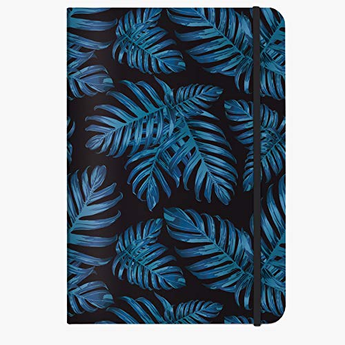 Cedon A5 Notebook with Stylish Design Philodendron Blue