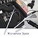 2 pack Microphone Spacer Rubber Tube Washer compatible for Sony camcorder Shotgun Microphone Mic