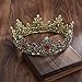 S SNUOY Baroque Crown for Women - Vintage Queen Tiara - Black