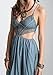 R.Vivimos Women Summer Spaghetti Straps Sexy V neck Dress
