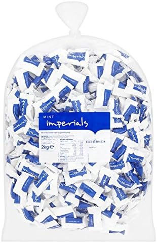 Lichfields Wrapped Mint Imperials Sweets - 4 x 2kg