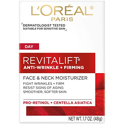 L’ORÉAL PARIS REVITALIFT ANTI-WRINKLE + FIRMING FACE & NECK CREAM, 1.7 FL. OZ.