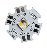 led world 10w Cree XLamp XM-L RGBW RGB Warm White Color LED Emitter 4-Chip 20mm Star PCB Board