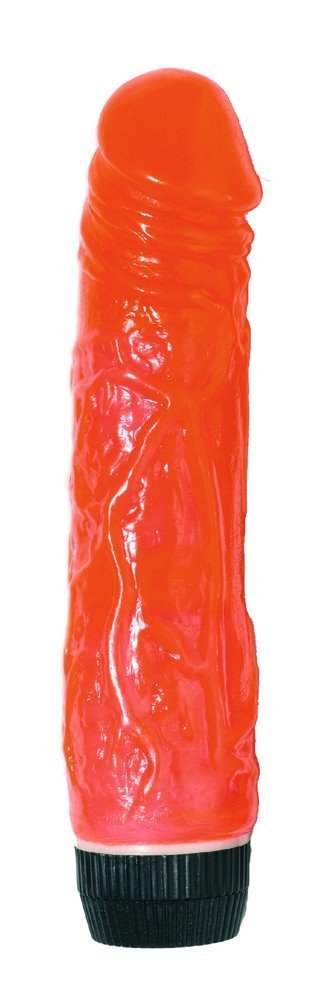 Veined Jelly 6-inch Mutli Speed Vibrator Pink