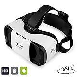 3D VR Headset, EV Virtual Reality Glasses for 3D Movie Game, Compatible with iPhone & Android, Apple, Samsung, HTC, LG, for 4.7-5.7 inch Smartphones