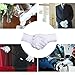 TWY 6 Pairs L Size White Cotton Cosmetic Gloves Work Gloves Hand Spa Gloves for Moisturizing