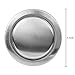 LIZAVO Brushed Satin Nickel Kitchen Cabinet Knobs Modern Round Pulls Hardware for Drawer Dresser– 1-1/4 inch Diameter, 10 Pack